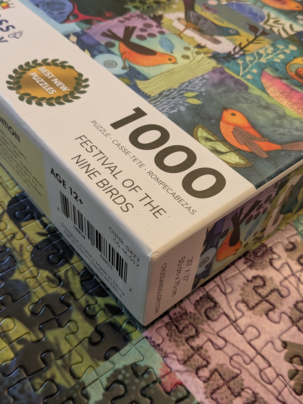 Cross And Glory 1000 Piece Puzzle - Festival Of The Nine Birds - Picture 8 of 10